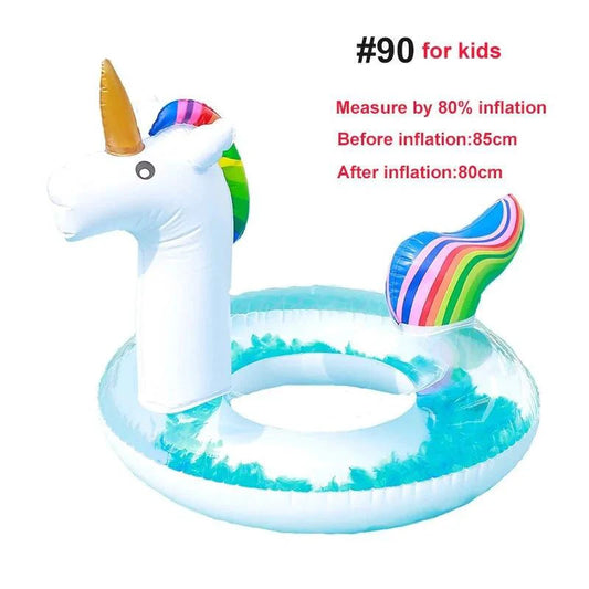 Mandotos Aqua Leisure pool ring float in blue with colorful accents, designed for lounging and fun in the water.