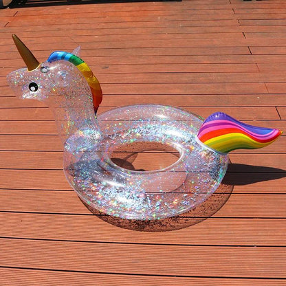 Mandotos Aqua Leisure pool ring float with colorful design, ideal for summer relaxation in the pool.