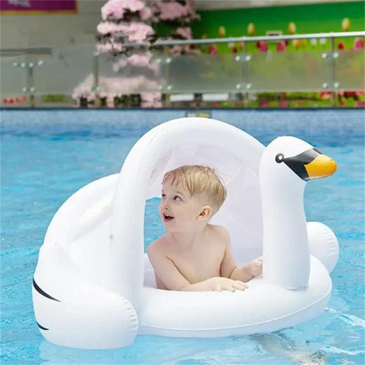 Mandotos Aqua Oasis pool float with vibrant blue and green design, inflatable, perfect for relaxing in the swimming pool
