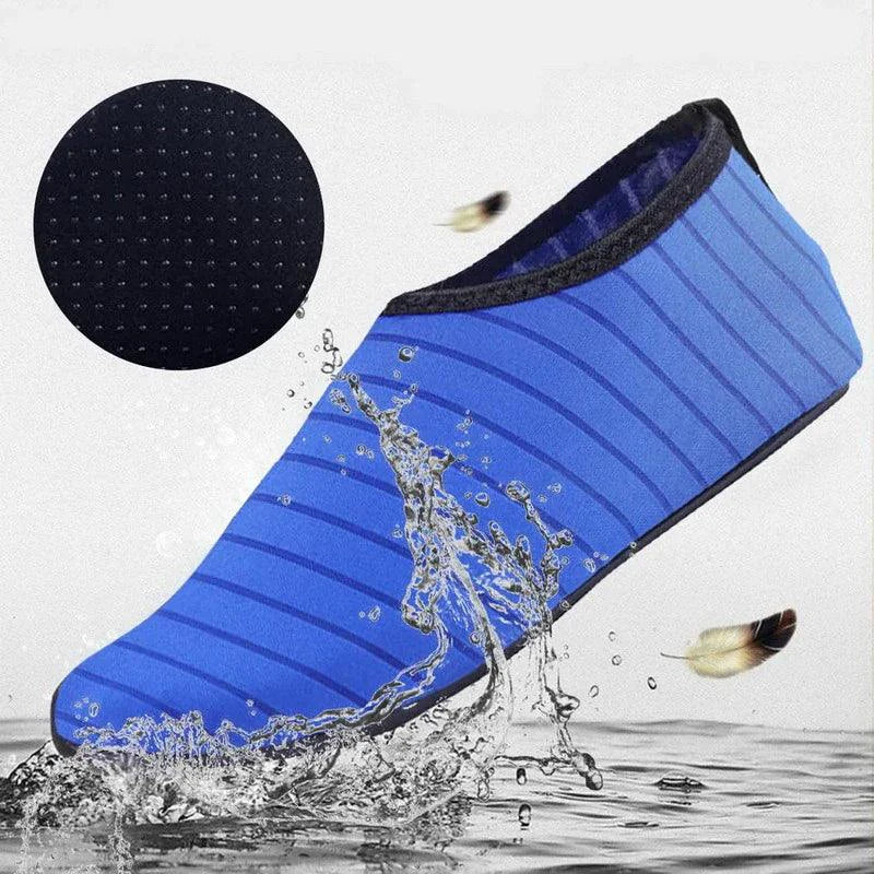 Mandotos AquaFlex unisex water shoes with quick-dry fabric, ideal for beach, yoga, and swimming activities.