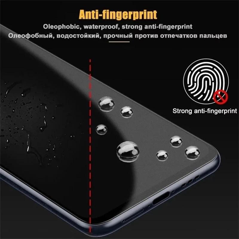 Mandotos Arvin matte ceramic privacy screen protector for Samsung Galaxy series, three-pack, anti-spy, provides screen privacy.