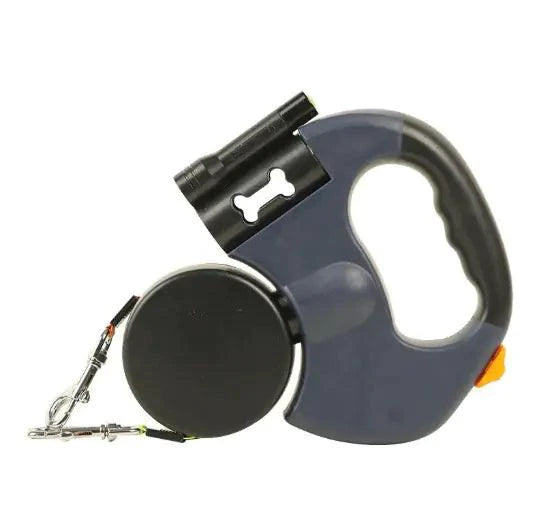 Mandotos AutoExtend towing rope with built-in light, durable and flexible for vehicle towing and roadside safety.