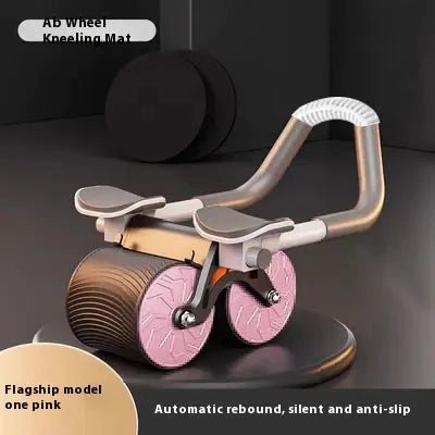 Mandotos Automatic Rebound Abdominal Wheel for core workout, featuring ergonomic handles and sturdy construction.