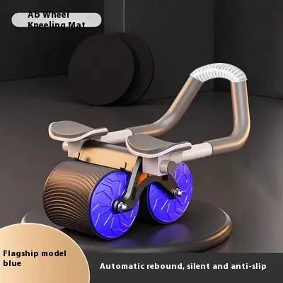 Mandotos automatic rebound abdominal wheel for core workouts, featuring sturdy handles and compact design for effective abdominal training.