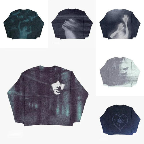 Mandotos women's autumn and winter sweater in cozy knit fabric, featuring a stylish fit and warm, seasonal colors.