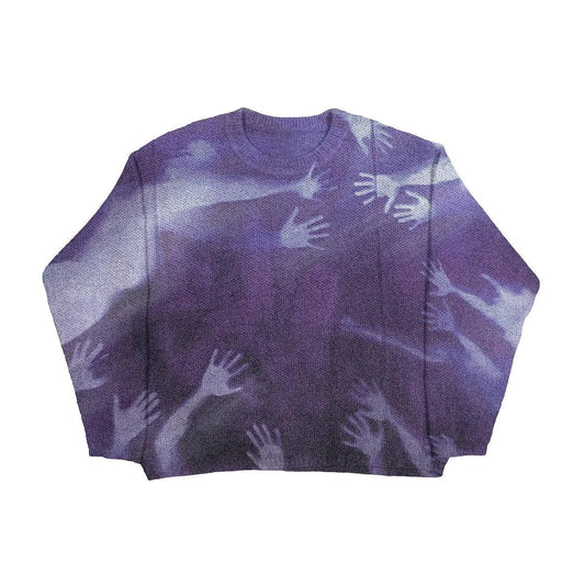 Mandotos women's autumn and winter sweater in cozy knit, featuring a stylish design perfect for cold weather.