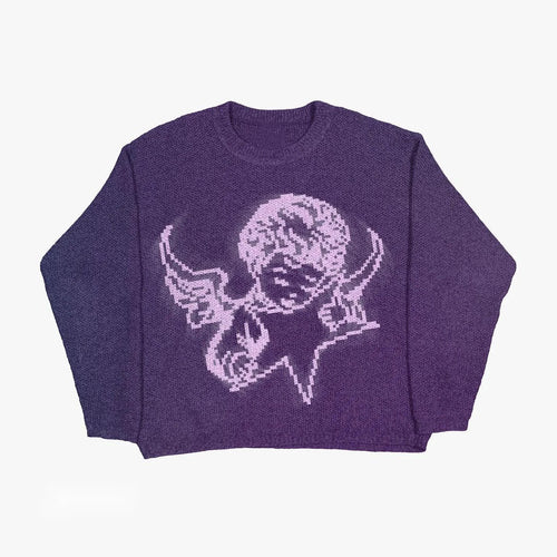 Mandotos women's autumn and winter sweater in cozy knit, featuring a stylish fit and warm design for cold weather.