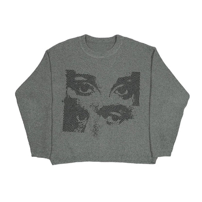 Mandotos women's autumn and winter sweater in cozy knit, featuring warm tones and a stylish relaxed fit.