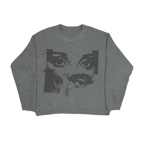 Mandotos women's autumn and winter sweater in cozy knit, featuring warm tones and a stylish relaxed fit.