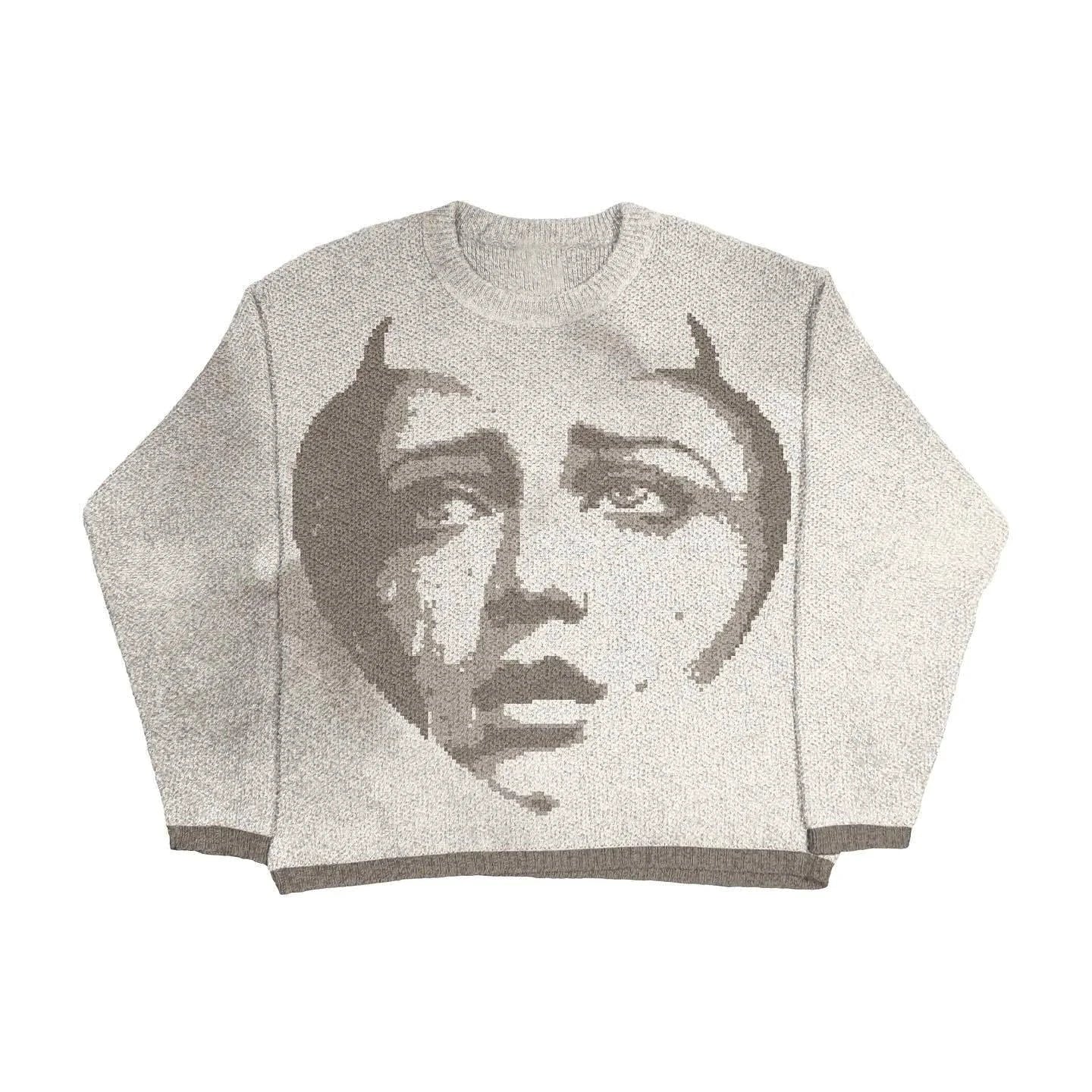 Mandotos women's autumn and winter sweater in cozy knit, featuring a stylish design suitable for cold weather.