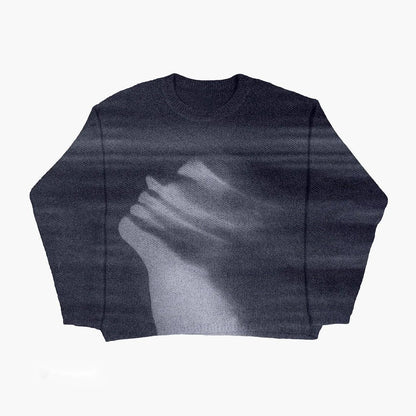 Mandotos women's autumn and winter sweater in cozy knit, featuring a stylish design and comfortable fit for cold weather.