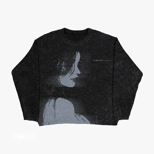 Comfortable women's autumn and winter sweater by MANDOTOS, featuring cozy knit fabric and stylish design for cold weather wear.