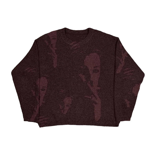 Mandotos women's autumn and winter sweater in cozy knit, featuring a warm, stylish design perfect for cold weather.