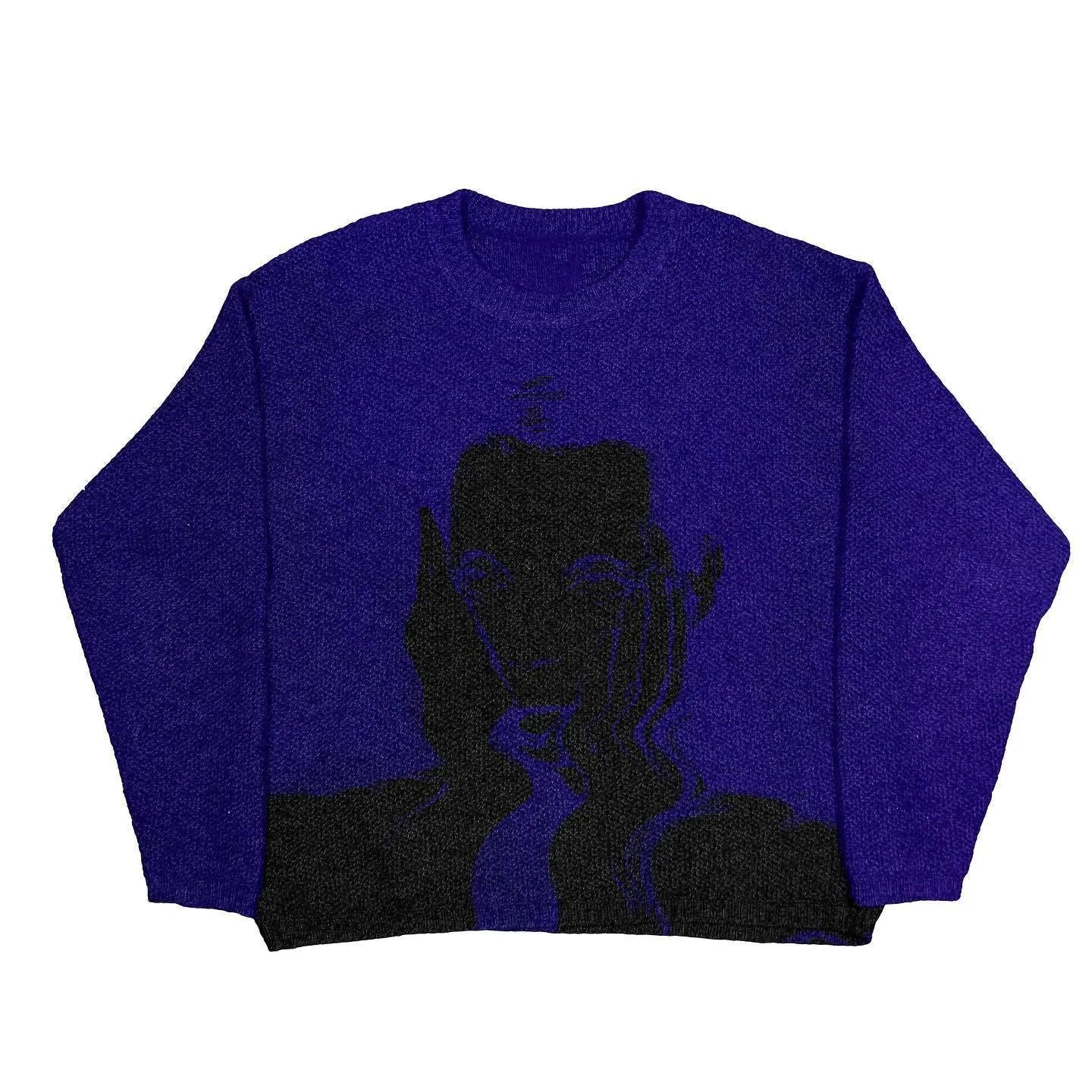 Mandotos women's autumn and winter sweater in cozy knit, featuring a stylish design suitable for cold weather.
