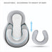 Mandotos baby anti-spit-up pillow with soft fabric and ergonomic design for feeding support and reflux relief.