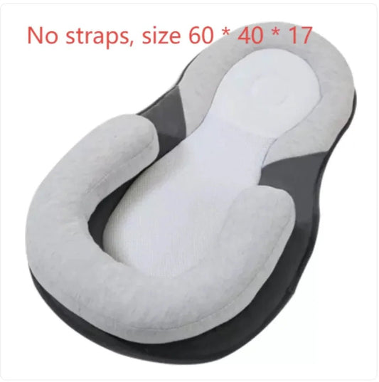 Mandotos baby anti-spit up pillow with soft fabric and supportive design for reflux relief and comfortable feeding.