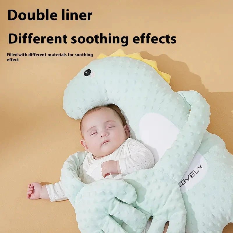 Soft baby pillow by MANDOTOS with cushioned support for infant comfort and gentle head positioning.