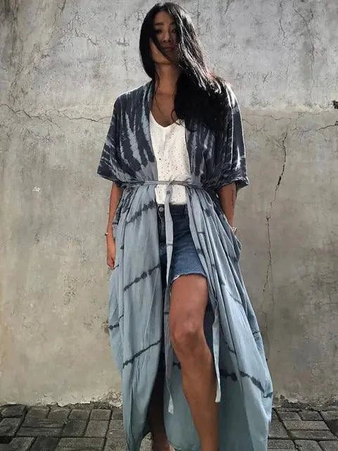 Mandotos Beach Chic Cover-Up with lightweight, breezy fabric, perfect for sun-kissed beach adventures and effortless summer style.