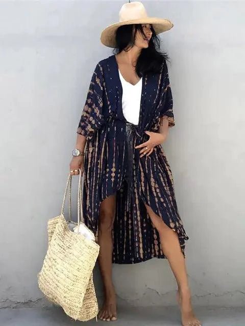 Mandotos Beach Chic Cover-Up with lightweight, flowy fabric, perfect for sun-kissed beach adventures and effortless summer style.