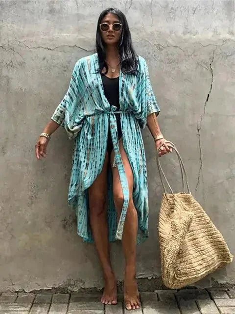 Mandotos Beach Chic Cover-Up with lightweight, breezy fabric, perfect for sun-kissed beach adventures and effortless summer style.