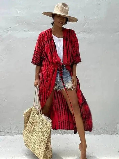 Mandotos Beach Chic Cover-Up with lightweight fabric and stylish design, perfect for sun-kissed beach adventures.