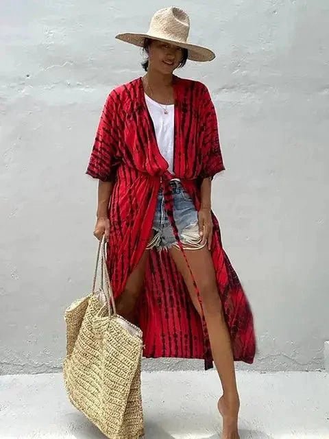 Mandotos Beach Chic Cover-Up with lightweight fabric and stylish design, perfect for sun-kissed beach adventures.
