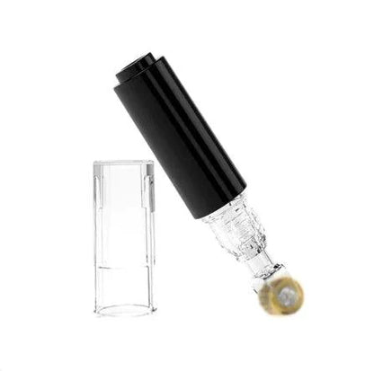 Mandotos Beard and Lip Enhancing Roller with ergonomic handle and roller balls for improving facial hair and lip skin appearance.
