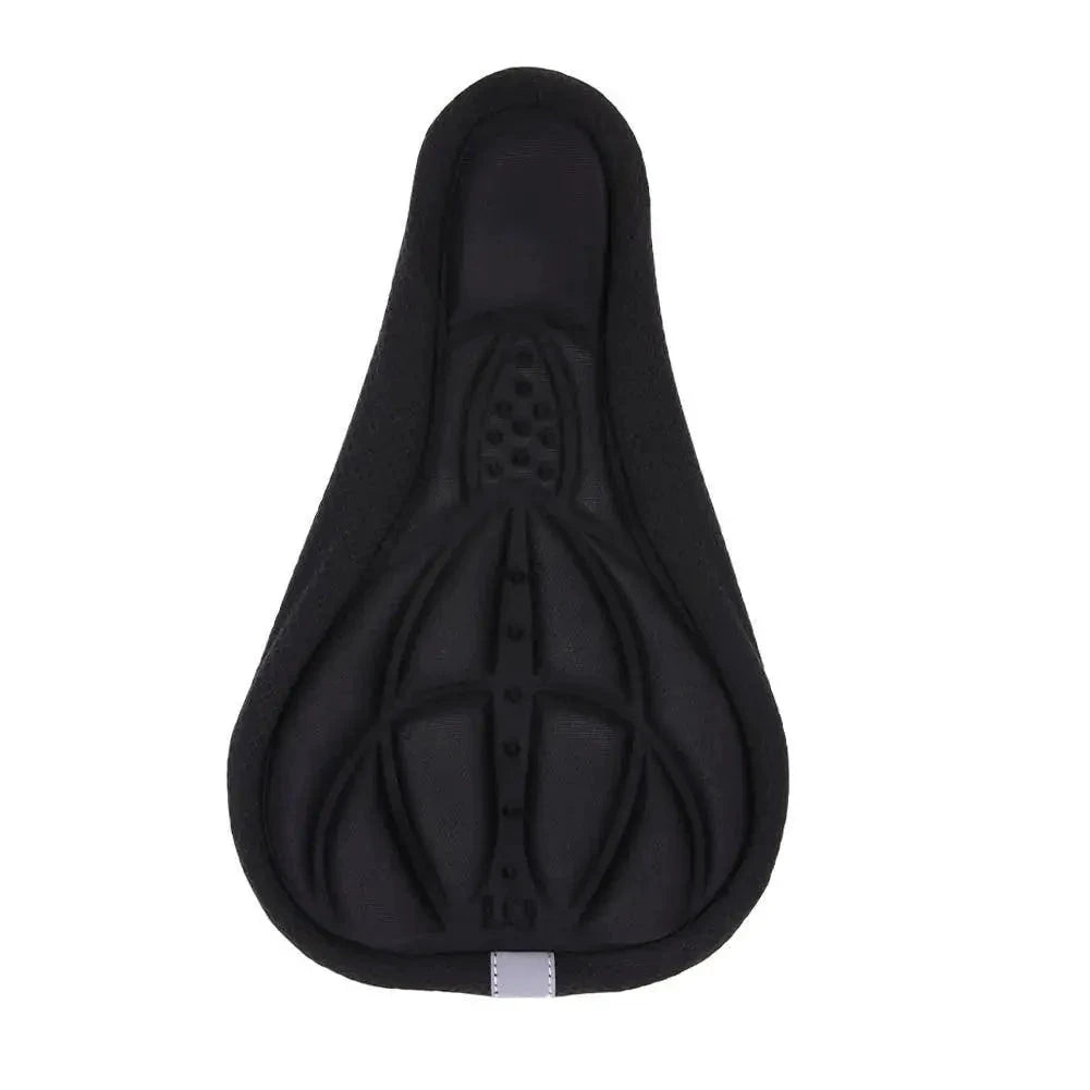 MANDOTOS Bike Bliss Comfort Gel Seat Cushion providing ergonomic support for a comfortable, smooth ride.
