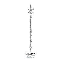 Mandotos botanical spine tattoo decal featuring intricate floral and leaf designs for body art or temporary tattoos.