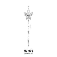 Mandotos botanical spine tattoo decal featuring intricate floral design for body art and temporary tattoo decoration.