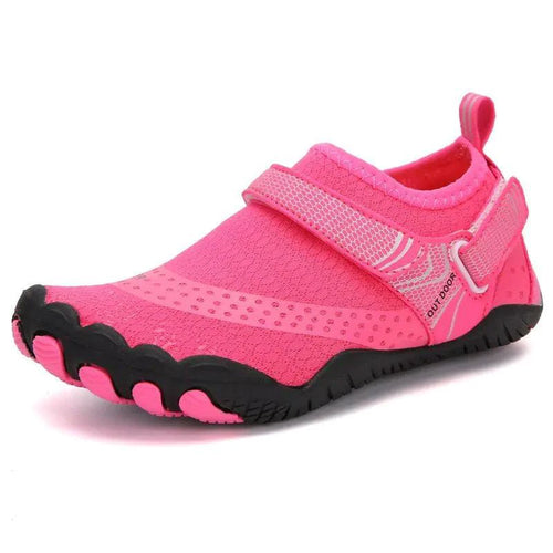 Mandotos breathable double buckle unisex water shoes, slip-on aqua shoes designed for comfort and quick drying.