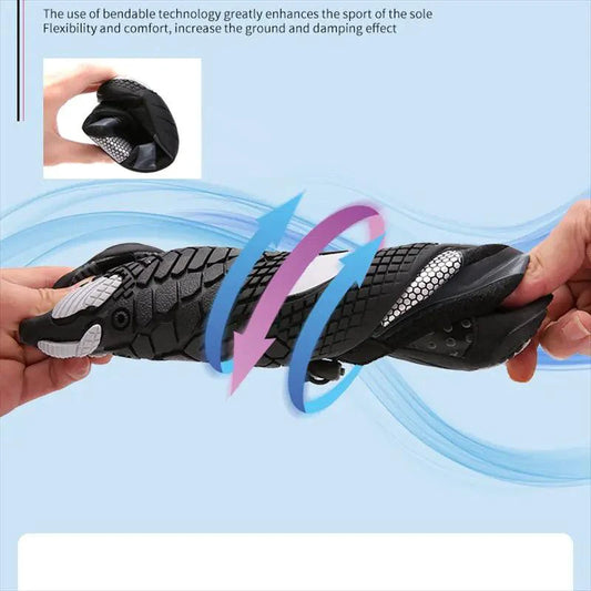 Mandotos breathable double buckle unisex water shoes with slip-on design, ideal for aquatic activities and beachwear.