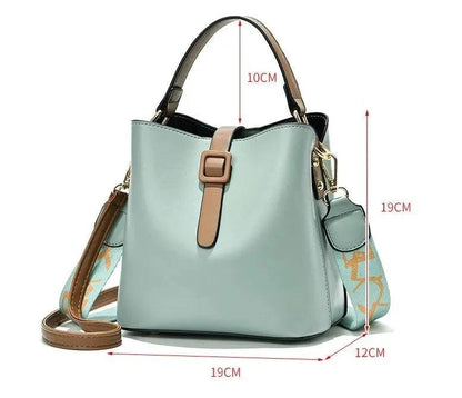 Mandotos Korean style bucket bag with shoulder strap, fashionable cross-border female bag for everyday use