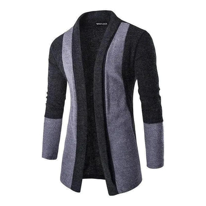 Mandotos men's cardigan sweater, casual knitwear coat with a button-up front, suitable for everyday men's clothing.