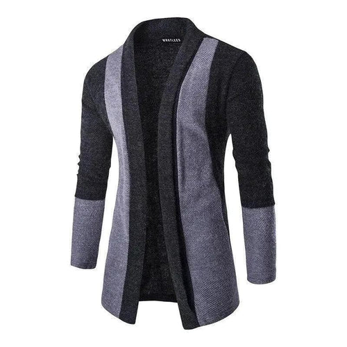 Mandotos men's cardigan sweater, casual knitwear coat with a button-up front, suitable for everyday men's clothing.