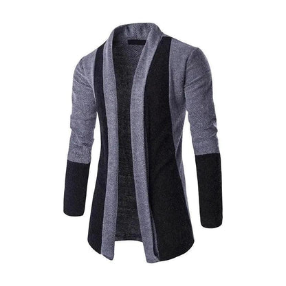 Mandotos men's casual cardigan sweater, knitwear coat with a relaxed fit, suitable for everyday wear and layering.
