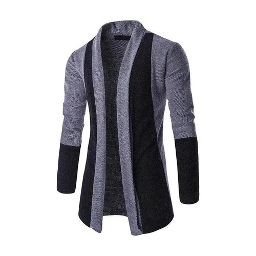 Mandotos men's casual cardigan sweater, knitwear coat with a relaxed fit, suitable for everyday wear and layering.