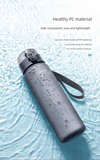 Mandotos Casino Frosted Sports Water Bottle with lid, portable plastic water bottle for men and women.