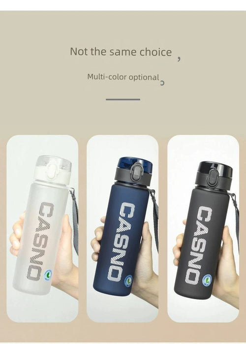 Mandotos Casino Frosted sports water bottle with lid, portable plastic bottle suitable for men and women for hydration on the go