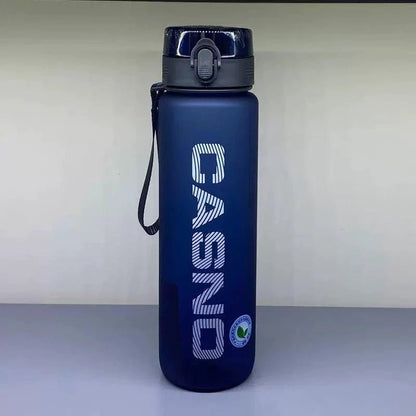 Mandotos Casino Frosted sports water bottle with lid, portable plastic bottle for men and women, ideal for active use