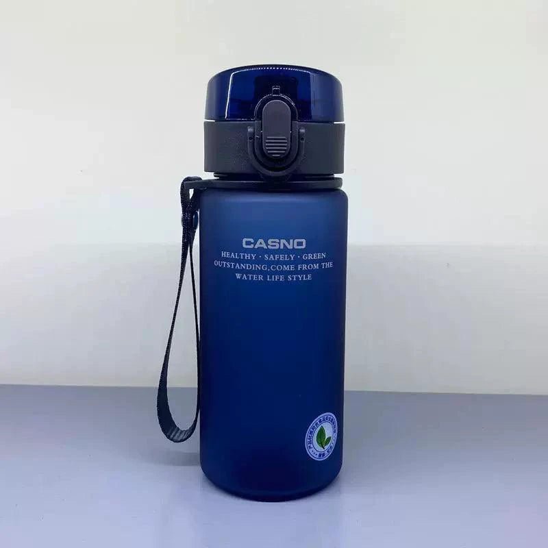 Mandotos Casino Frosted Sports Water Bottle, plastic portable bottle with lid, suitable for men and women, outdoor hydration.