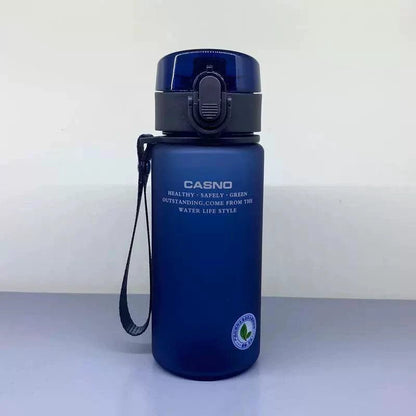 Mandotos Casino Frosted Sports Water Bottle, plastic portable bottle with lid, suitable for men and women, outdoor hydration.