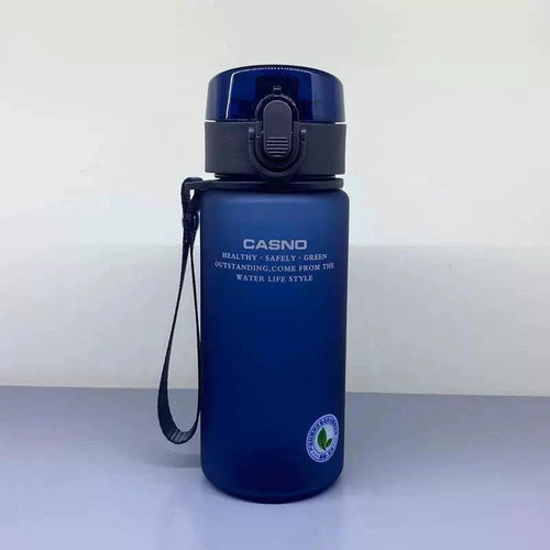 Mandotos Casino Frosted Sports Water Bottle, plastic portable bottle with lid, suitable for men and women, outdoor hydration.