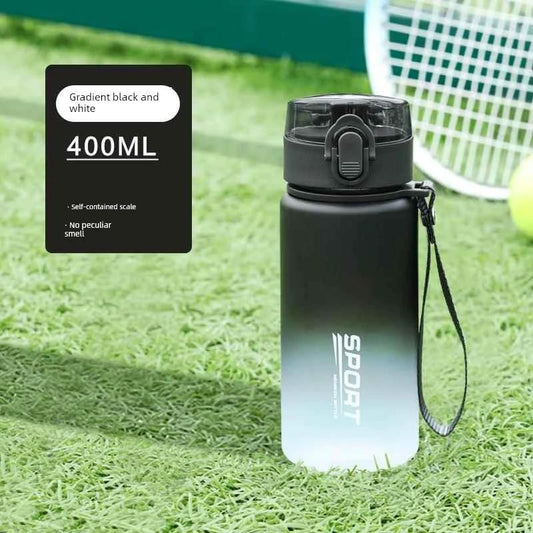 Mandotos Casino Frosted sports water bottle with lid, plastic, portable design for men and women, ideal for active use