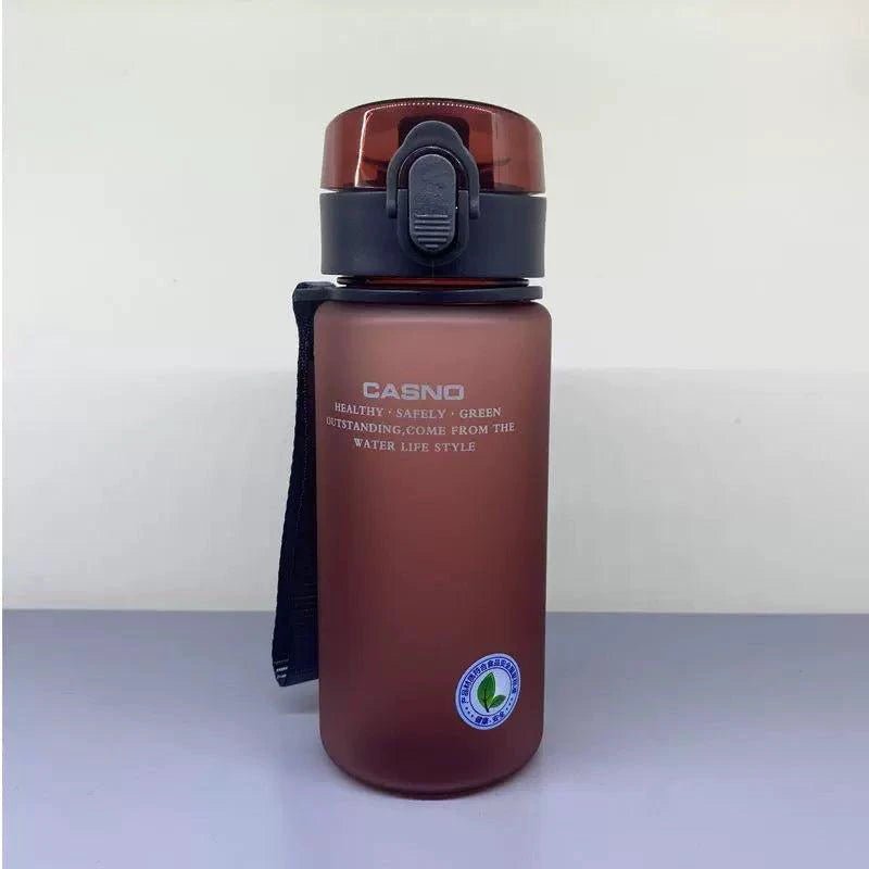Mandotos Casino Frosted Sports Water Bottle with lid, portable plastic bottle for men and women, ideal for active use