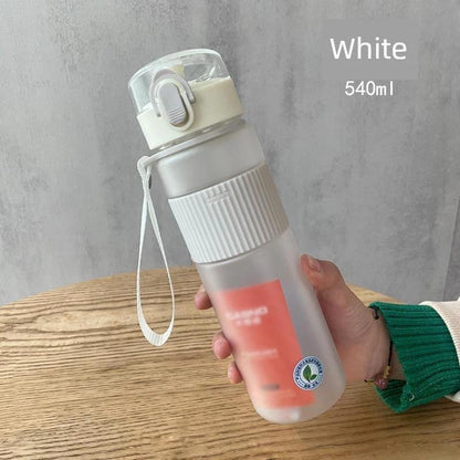 Mandotos Casino Frosted Sports Water Bottle, plastic portable bottle with lid, suitable for men and women.