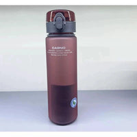 Mandotos Casino Frosted sports water bottle with lid, portable plastic bottle for men and women, ideal for active use