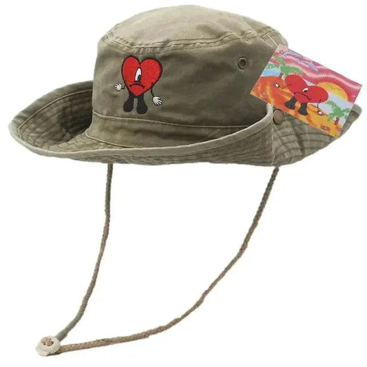Mandotos chic embroidered travel hat featuring stylish embroidery and lightweight design, perfect for outdoor adventures.