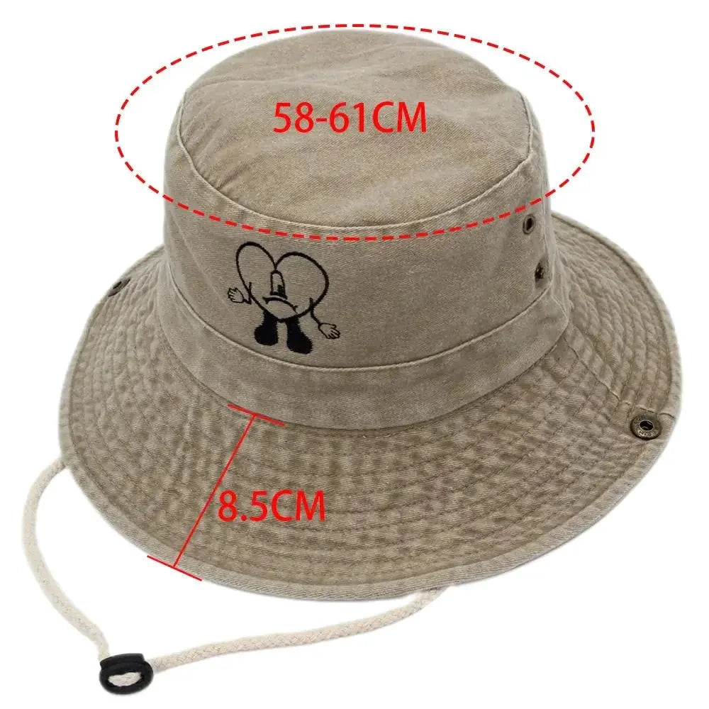 Mandotos chic embroidered travel hat with stylish design and embroidered details, perfect for outdoor adventures.