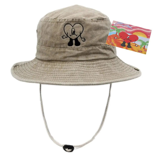Mandotos chic embroidered travel hat with stylish design and breathable fabric, perfect for sunny outdoor adventures.